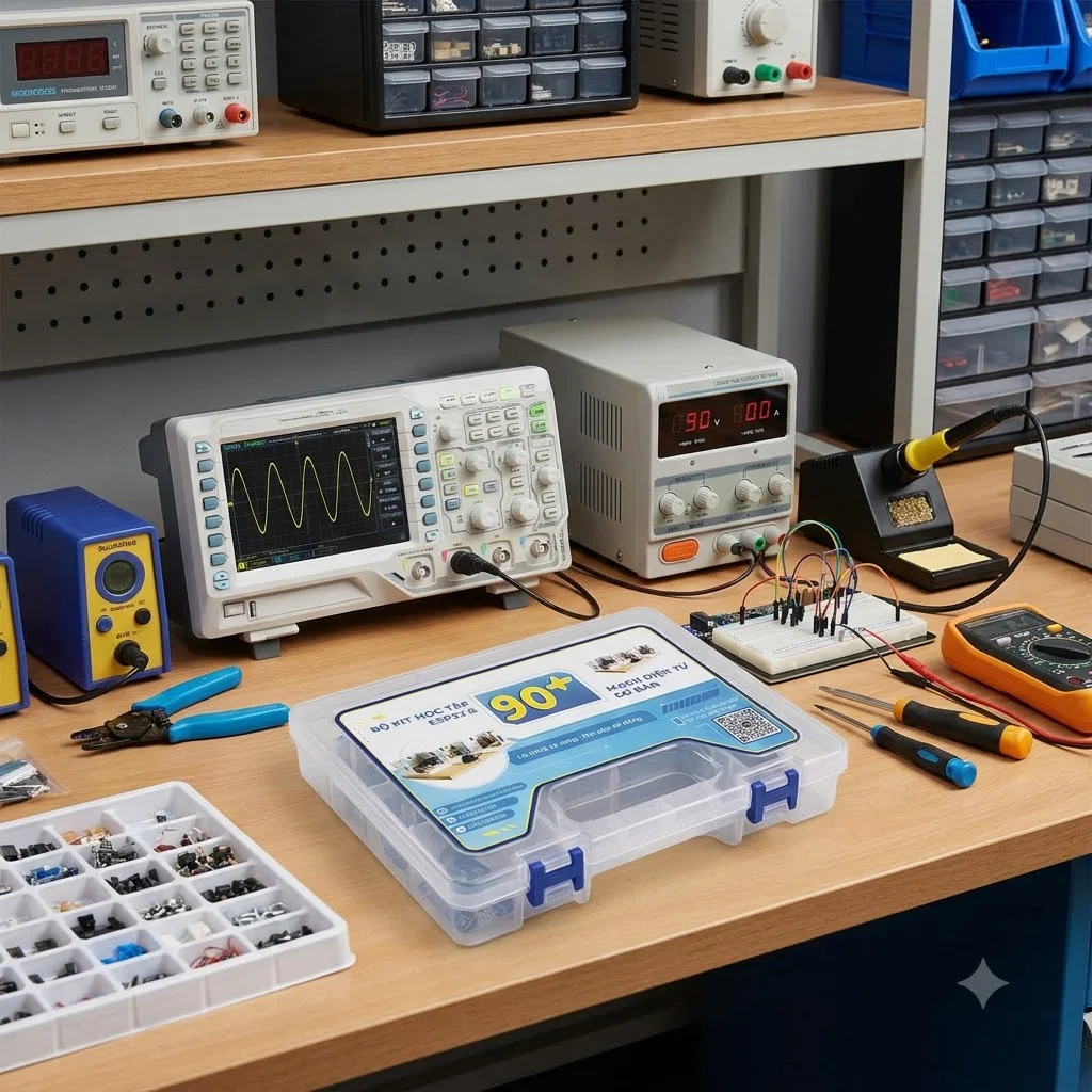Bộ Kit Học Tập ESP32 90+ Linh Kiện