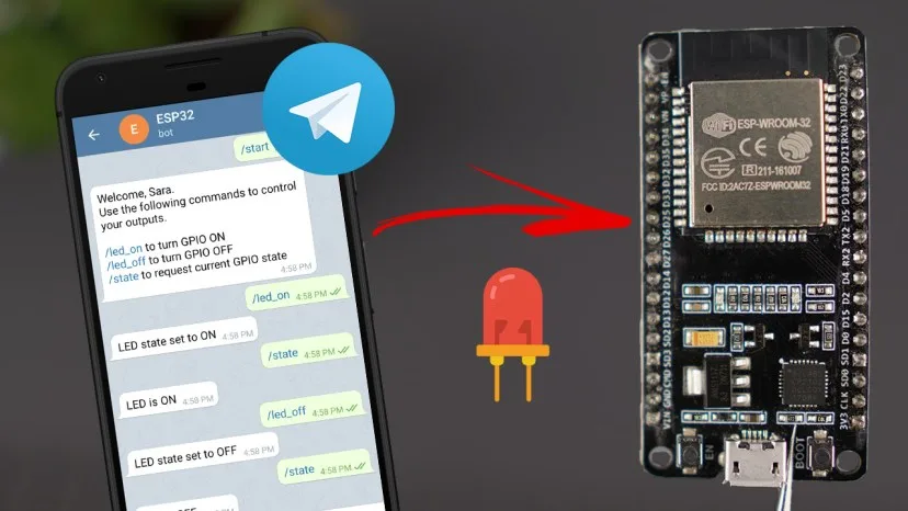 Bài 9: Lập Trình Điều Khiển ESP32 Qua Telegram Bot